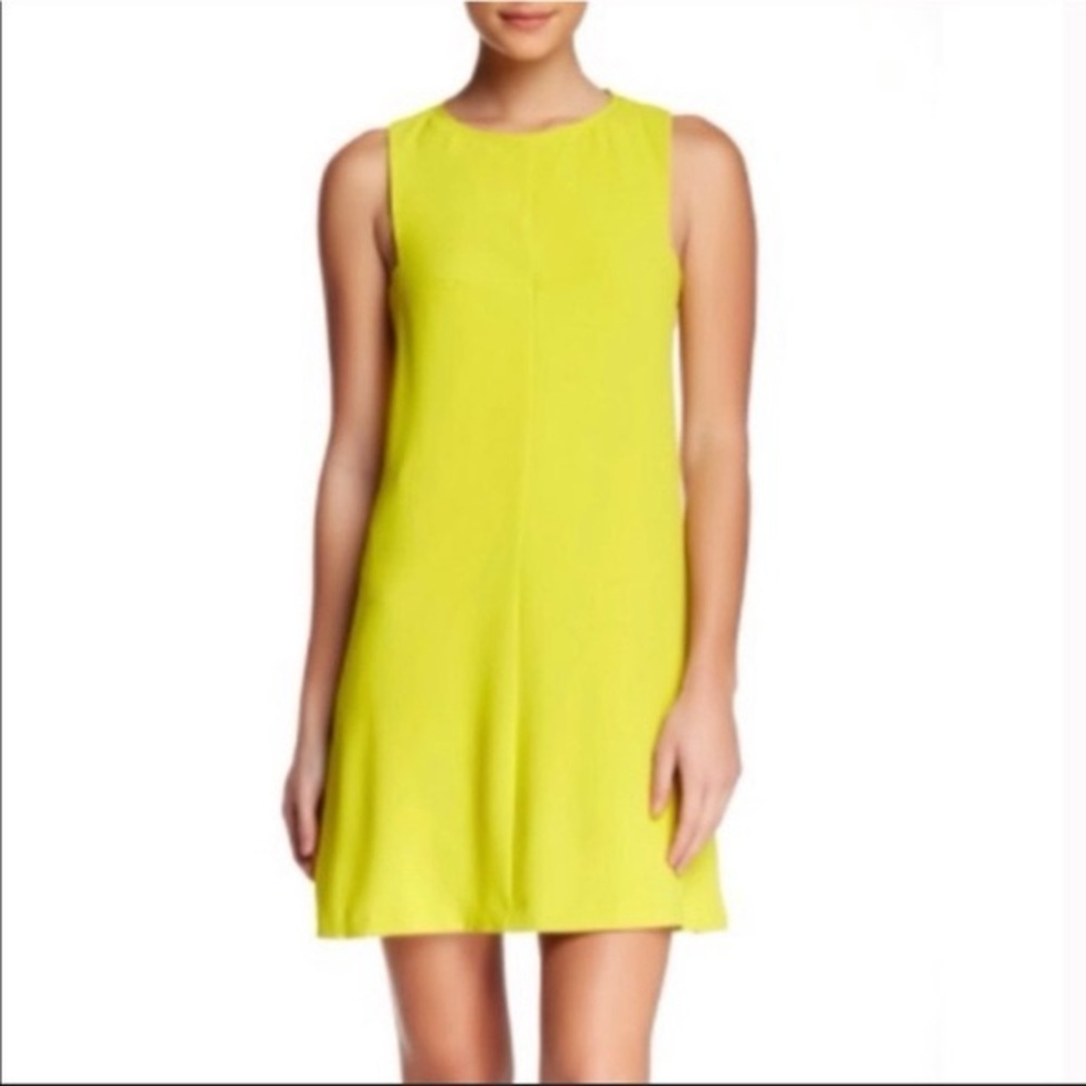 Trina Turk Sleeveless Mini Dress in‎ Bright Yellow